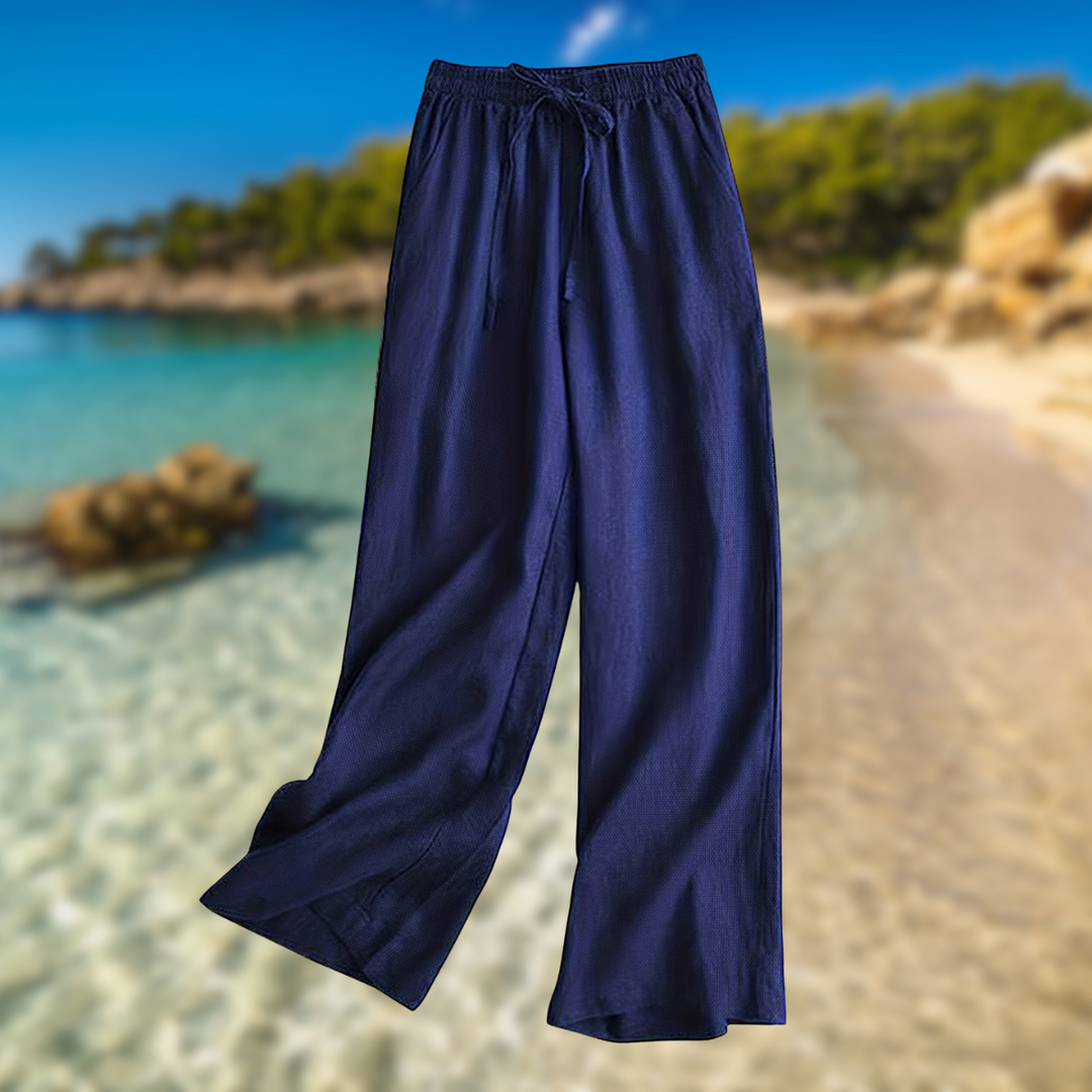 Capri™ | Ženske hlače iz lanu in bombaža | 1+1 Brezplačno