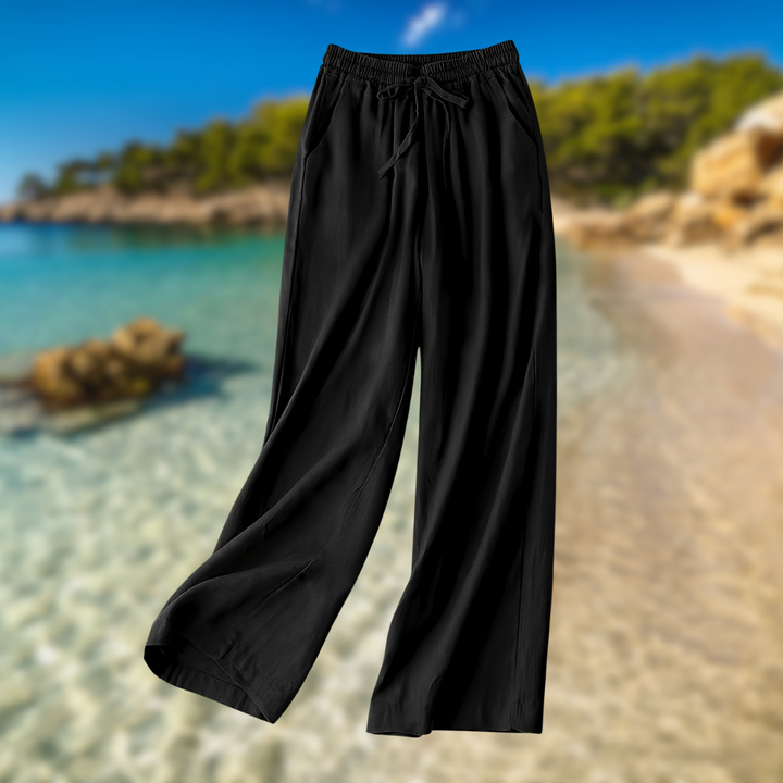 Capri™ | Ženske hlače iz lanu in bombaža | 1+1 Brezplačno