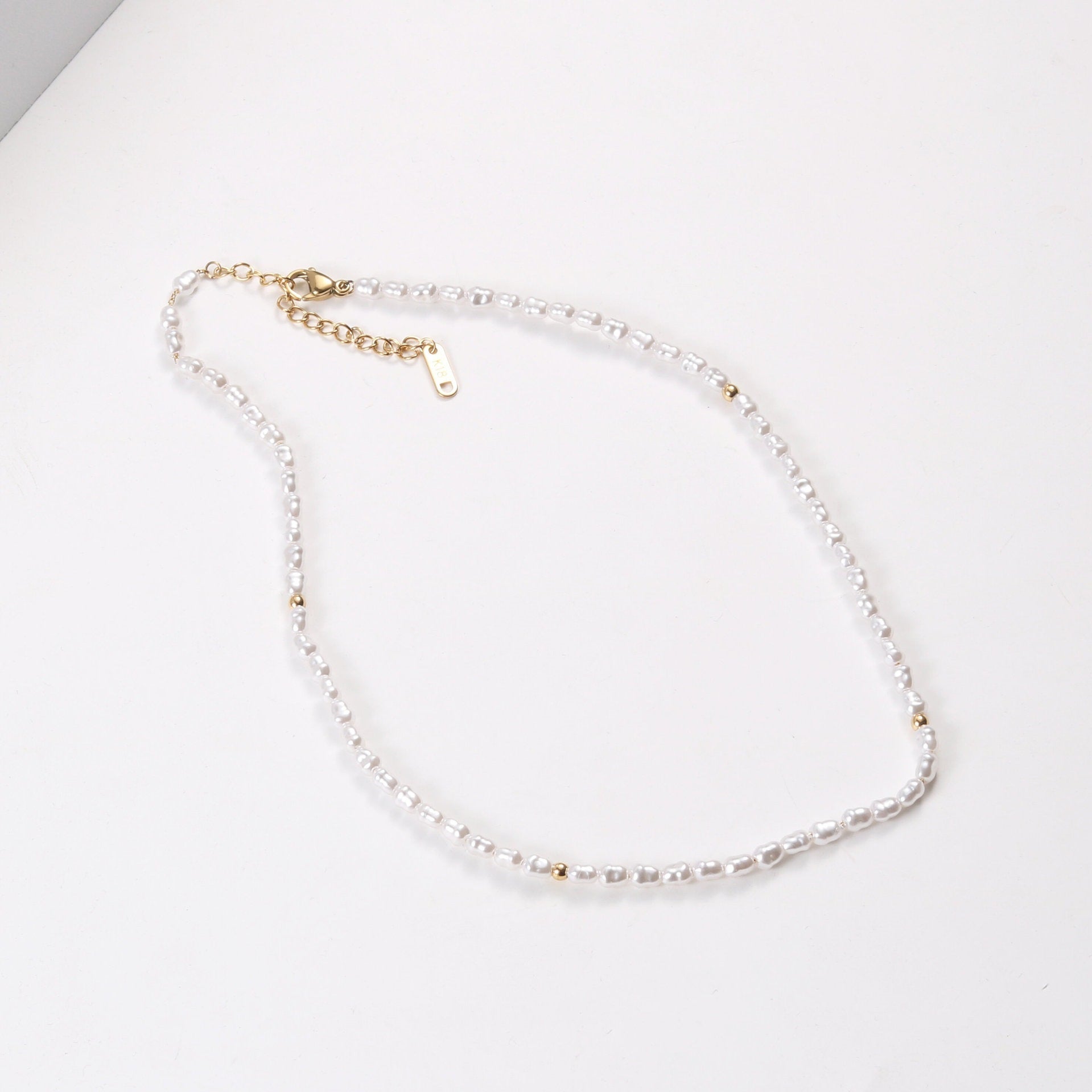 Aloha Pearl and Gold Choker Necklace